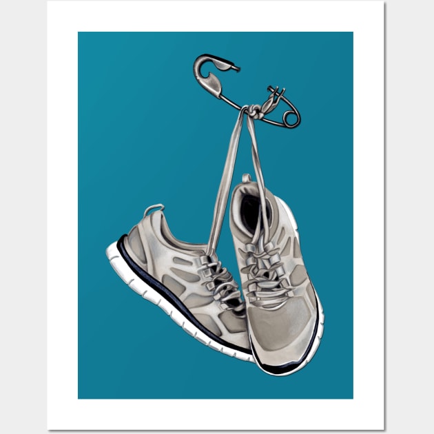 Painting running shoes discount